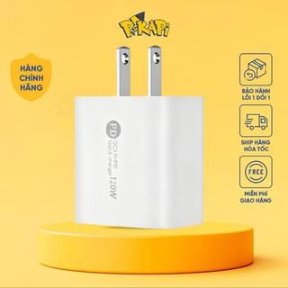 55Combo Sạc Nhanh 3 Món : Củ Sạc Nhanh 120w 4 Cổng,Cáp Sạc Nhanh 100w 3 Đầu, Cáp Sạc 4 Đầu (Cáp 4in1)