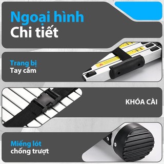 Thang Rút Đơn Chữ I Thang Rút Nhôm Inox Rút Đơn 1.9M 2.7M 3.9M 4.3M 5.1M 6M Bảo hành 2 năm