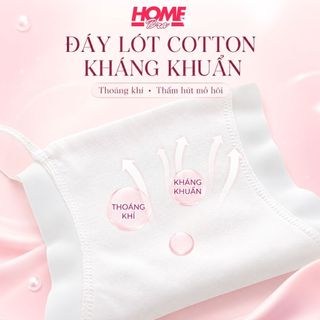 Quần lót nữ cotton viền lụa mềm mịn thoáng mát cạp vừa tôn dáng đáy lót kháng khuẩn khử mùi L1164
