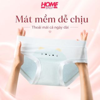 Quần lót nữ cotton viền lụa mềm mịn thoáng mát cạp vừa tôn dáng đáy lót kháng khuẩn khử mùi L1164