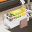 Kệ để vật dụng rửa chén ráo nước bằng nhựa ABS 23x10x11.5cm