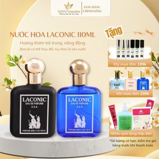 Combo 2 chai nước hoa Laconic - Hương thơm trẻ trung, thanh lịch
