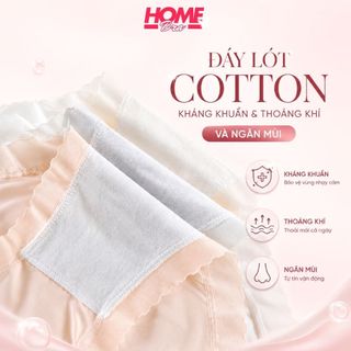 Quần lót nữ lụa băng đúc su thun lạnh mềm mịn thoáng mát, Quần chíp nữ phối ren kháng khuẩn L369