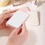 Gương trang điểm để bàn gấp gọn bọc da PU cao cấp mini tiện lợi MUN STORE GUONGDA195