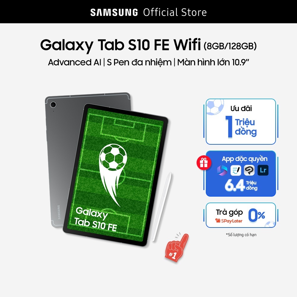 Máy Tính Bảng Samsung Galaxy Tab S10 FE Wifi 8GB/128GB