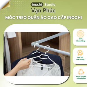 Móc treo quần áo cao cấp inochi, thiết kế gờ chống trượt, móc áo người lớn, trẻ em. Inochi store hcm