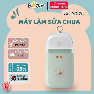 Máy Làm Sữa Chua Tại Nhà Bear1L Máy Ủ Sữa Chua Đa Năng Tiết Kiệm Điện An Toàn Bảo Hành 18T SB-SC12C