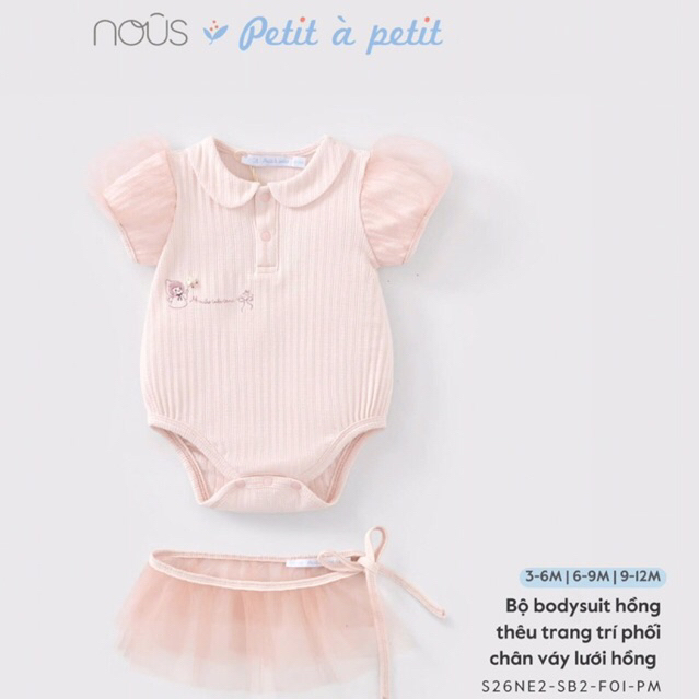 Nous Baby Bodysuit, body chip bé trai - bé gái