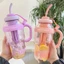 Bình nước nhựa Bottle 1200ml có ống hút lõi lọc và tay cầm tiện lợi MUN STORE BNICE47