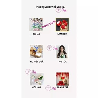 Ruy Băng Lụa 5mm, 0.5cm Satin Vải 22 Mét - 1 Cuộn 2 Cuộn Làm Nơ Giá Rẻ Gói Quà Trang Trí Decor Phụ Liệu Handmade