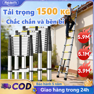 Thang Rút Đơn Chữ I Thang Rút Nhôm Inox Rút Đơn 1.9M 2.7M 3.9M 4.3M 5.1M 6M Bảo hành 2 năm