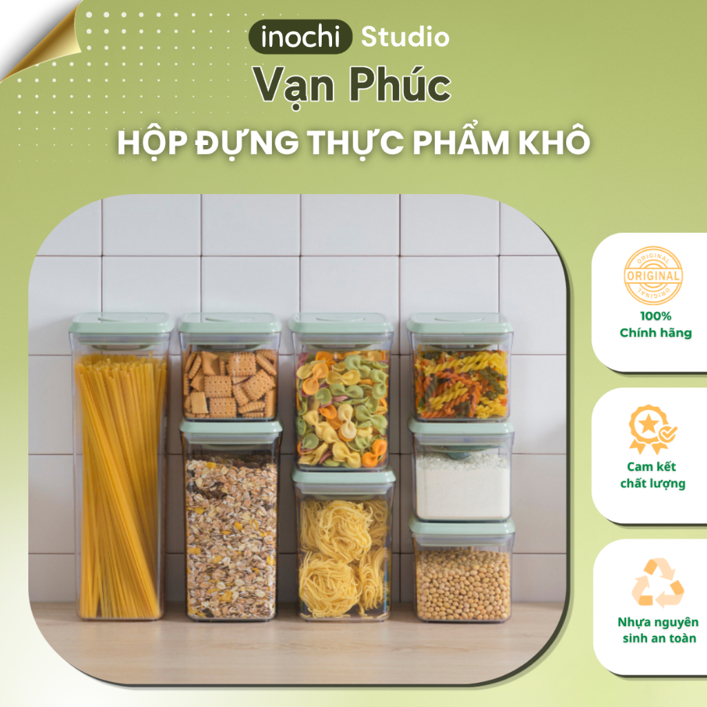 Hộp đựng thực phẩm khô, hộp đựng đồ khô, hộp đựng bột, hộp đựng gia vị, hộp đựng mì khô, đựng bút, nắp đậy kín tiện lợi