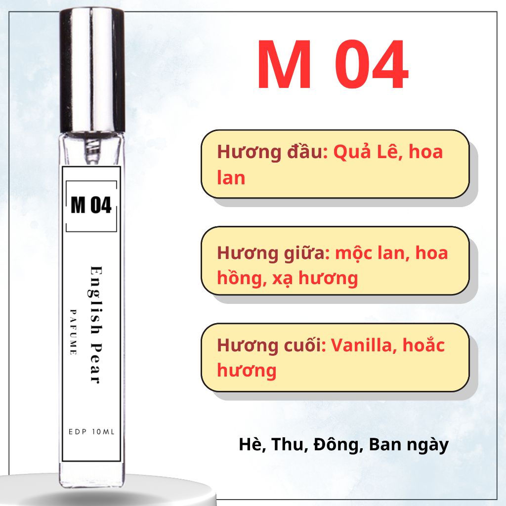 Nước hoa nữ triết NANMY Bản clon lưu hương 6 đến 12 tiếng sang trọng quyến rũ