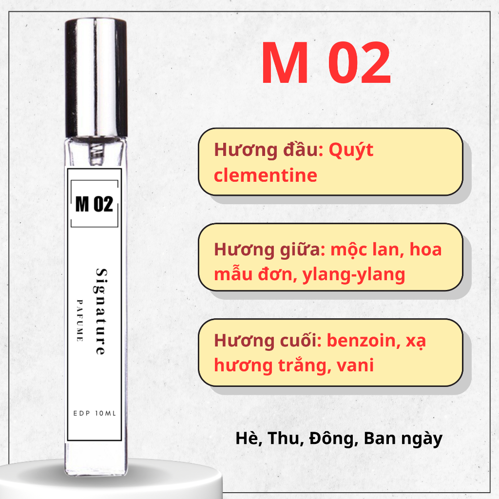 Nước hoa nữ triết NANMY Bản clon lưu hương 6 đến 12 tiếng sang trọng quyến rũ
