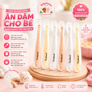 Thìa , muỗng Silicon Kichi Ăn Dặm Dành Cho Bé Từ 6 Tháng Tuổi shop babyhome