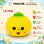Heo đất ống tiết kiệm tiền lỗ tròn bánh màn thầu size vừa LD07 - TABILINE