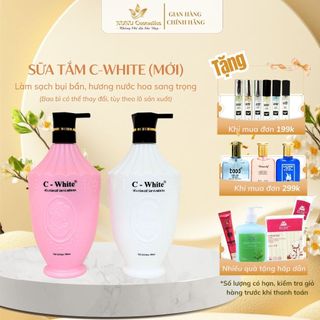 Sữa tắm hương hoa cuốn hút C-White (mẫu mới)