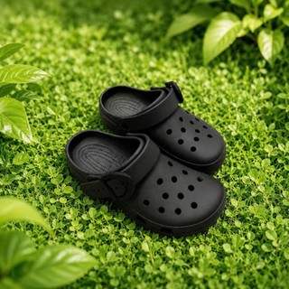 Dép Sục Quai Cài Điều Chỉnh, Êm Nhẹ, Không Trơn Trượt, Tặng Kèm 8 Charm Ngẫu Nhiên Dễ Thương (TLA 02- A1)