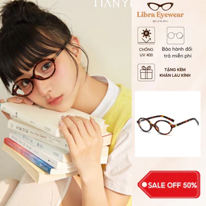 Gọng Kính MiuMin Dáng Tròn Oval, Kính Cận Nam Nữ Nhẹ, Bền, Dễ Đeo, Kính Râm MinMiu Chống Tia UV K19