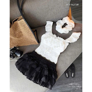 Set vây áo dây ren cánh tiên , cc đũi tầng có quần trong