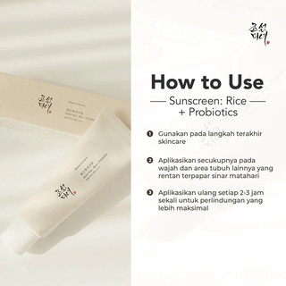 Kem Chống Nắng Beauty of Joseon Relief Sun Rice + Probiotics SPF50+ PA++++ 50ml – Dưỡng Ẩm, Dịu Da, Chống Nắng Mạnh