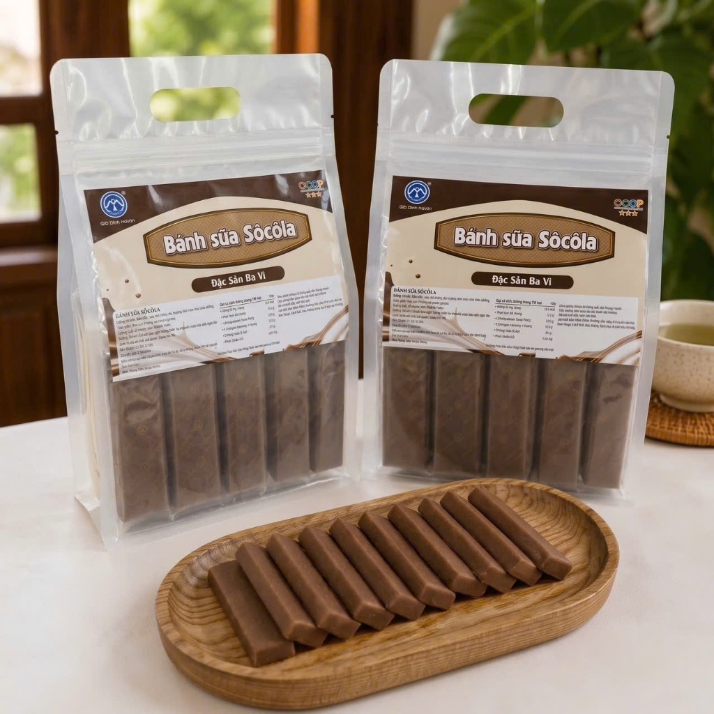 Bánh Sữa Socola. Đặc sản Ba Vì, Sữa Nam Oanh Ba Vì.