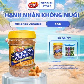 [MUA 1 TẶNG 3 - mô tả ở hình] Hạnh Nhân Không Muối Dan D Pak I Almonds Unsalted I 1kg