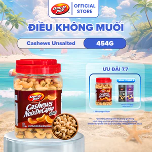 Hạt Điều Không Muối Việt Nam Dan D Pak I Cashews Unsalted I 454g