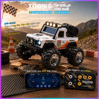 Xe Điều Khiển Từ Xa 1:64 Hợp Kim Chính Xác Cao | Bluetooth Không Dây | Đèn LED | Điều Chỉnh Tốc Độ Mini Diecast Cao Cấp