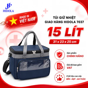 Túi Giao Hàng Giữ Nhiệt HIDOLA 7037 15L - Túi Giữ Nhiệt Đựng Thực Phẩm Túi Giao Đồ Ăn Chuyên Dụng Cho Shipper