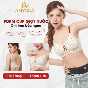 Áo Ngực Nữ Su Không Gọng Mềm Mịn, Áo Lót Nữ Mút Cố Định Họa Tiết Xinh Xắn A967