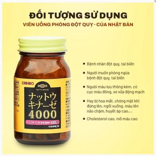 Viên Uống Hỗ Trợ Tai Biến Đột Quỵ 4000 Orihiro 60