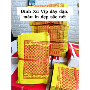 Đinh Xu Vàng Mã Loại 1, Tiền Xu Vàng, Đinh Tiền Vàng dày dặn thắp hương