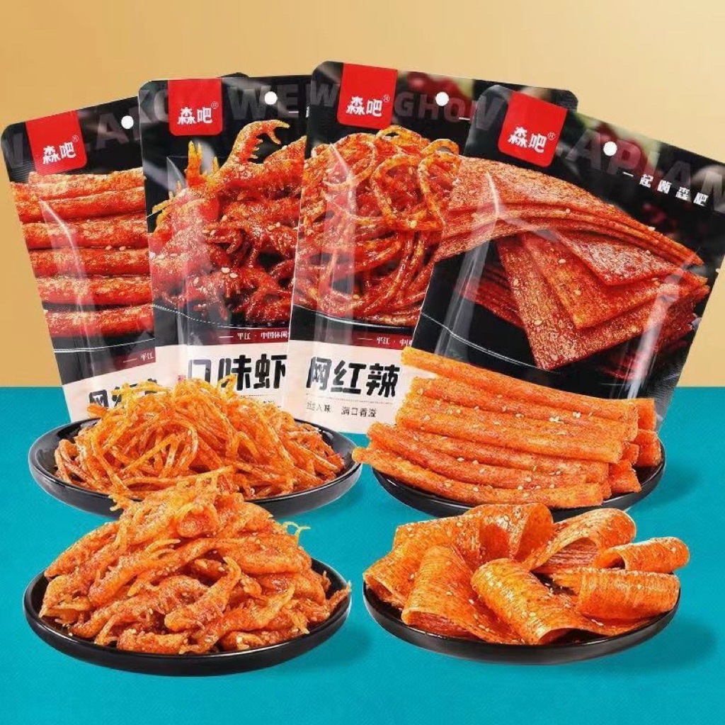 [HOT]Combo 5 Gói 65G Tăm cay Hồ Nam tuổi thơ, Mặt hàng bán chạy Hot hit