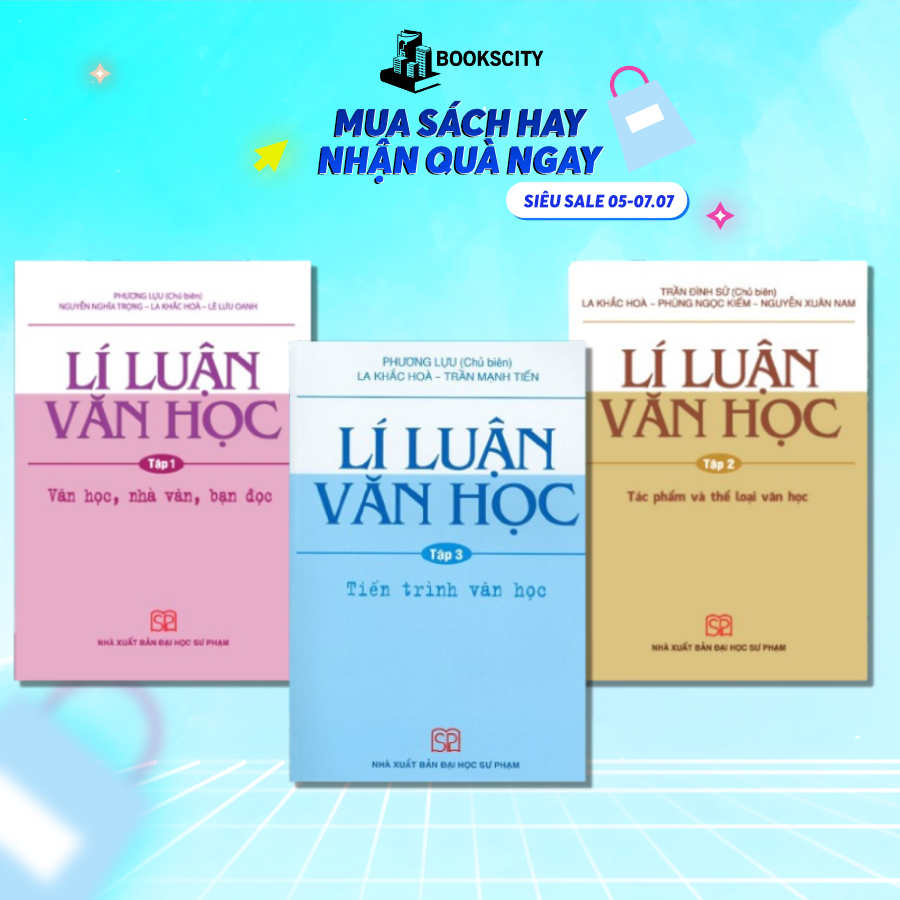 Combo 3 Cuốn Lí Luận Văn Học Tập 1,2,3 - Tái bản 2026