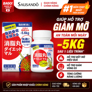 SAUSANDŌ Nhật Bản Viên Uống Hỗ Trợ Kiểm Soát Mỡ Thừa & Hỗ Trợ Quản Lý Cân Nặng | Thực Phẩm Bảo Vệ Sức Khỏe Cho Nữ Giới