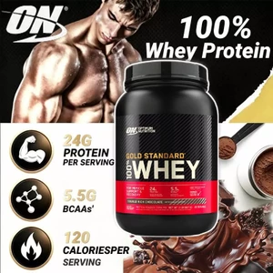 ON Bột protein hương vị sô cô la 2Lbs- 100% Whey Gold Standard, Tăng cơ nhanh,Thể dục chuyên dụng