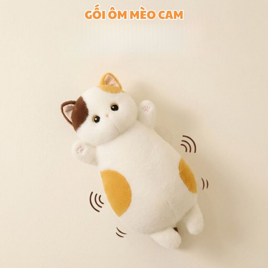 Gối Gấu Bông Hình Mèo Béo Dài Dễ Thương, Gối Ôm Mèo Mềm Mại Quà Tặng Cho Bé , Bạn Gái Ôm Ngủ
