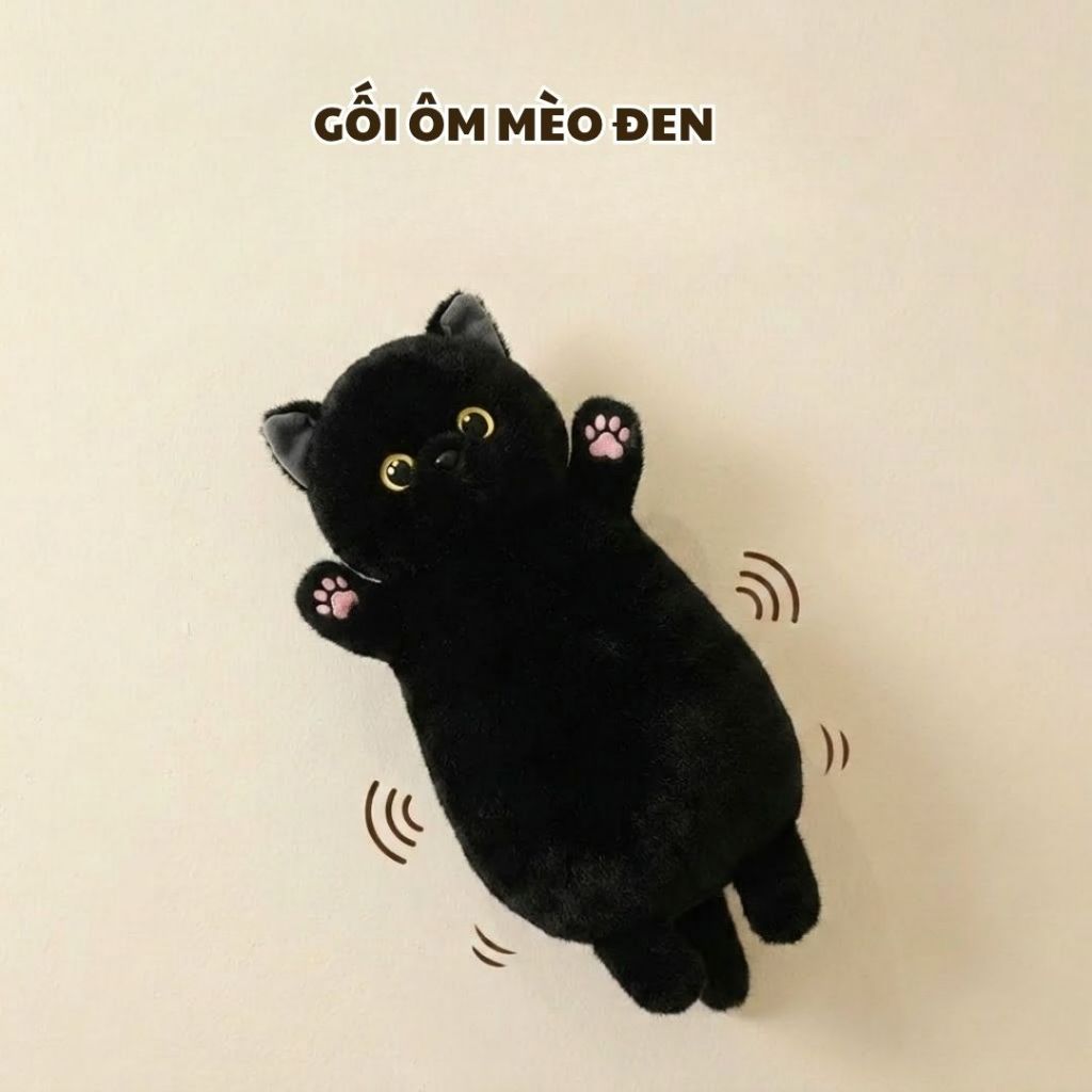 Gối Gấu Bông Hình Mèo Béo Dài Dễ Thương, Gối Ôm Mèo Mềm Mại Quà Tặng Cho Bé , Bạn Gái Ôm Ngủ
