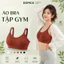 Áo bra tập gym thể thao 2 dây nữ gân tăm dày dặn ôm trọn vòng 1 DOPICO B1182
