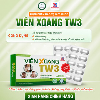 [Tặng Xịt Mũi Khi Mua 2] Viên Xoang TW3 Regenera - Hỗ Trợ Giảm Các Triệu Chứng Do Viêm Xoang, Viêm Mũi Dị Ứng