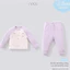 Nous Baby Bộ Quần Áo Dài Cài Thẳng Sơ Sinh Nous Petit Mềm Mịn