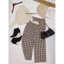 Quần culottes dạ cao cấp 2 màu họa tiết A1890