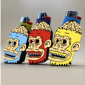 Vỏ Bọc Bật Lửa Hình Não Khỉ In 3D | Monkey Brain Lighter Case | Phụ Kiện Bật Lửa Độc Lạ Decor Cá Tính