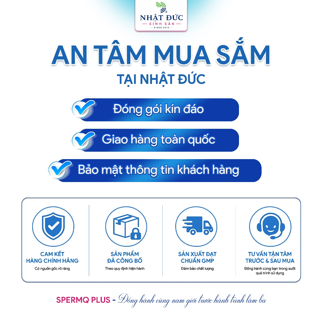 SPERMQ PLUS Chính Hãng Dưỡng Chất Cho Nam Giới Chuẩn Bị Có Con L Carnitine Coenzyme Q10 Lycopene