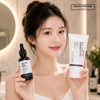 Combo Ủ Trắng Meso Usolab & Beglow CB0369 - Dưỡng Trắng, Phục Hồi, Căng Bóng Da Cao Cấp