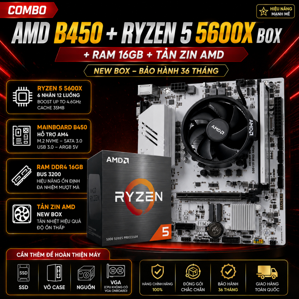 amd ryzen 5 5600x giá tốt Tháng 7, 2026 | Mua ngay | Shopee Việt Nam