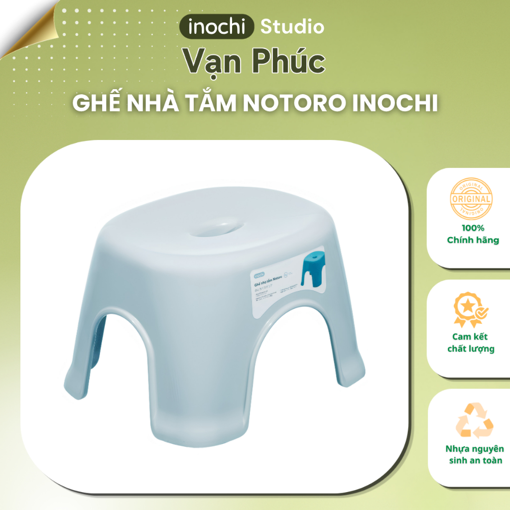 Ghế Nhà Tắm Notoro INOCHI Dành cho Mẹ Và Bé - Nhựa Cao Cấp Chắc Chắn. GIAO MÀU NGẪU NHIÊN