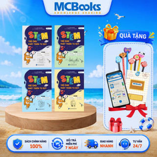Sách - STEM – Trò Chơi Phát Triển Tư Duy Tuổi 5+ (4 cuốn/Lẻ)