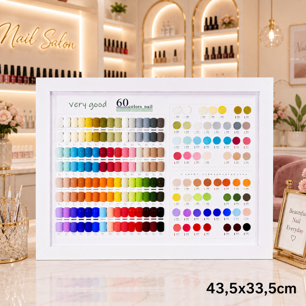 [XẢ HẾT]  6/9/12/24/35/60 Bảng trưng bày mẫu móng - Bảng trưng mẫu decor phòng tiệm nail